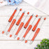 Beadthoven 20pcs Plastic Beadable Pen, Black Ink Ballpoint Pen Shaft for DIY Decorations, Office School Supplies