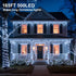 165FT 500LED 30V 8 LED String Lights, Plug in Waterproof String Lights with Modes for Indoor and Outdoor Party Wedding