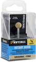 Kutzall Original Sphere Rotary Burr, 1/8" Shaft, Fine - Woodworking Attachment for Dremel