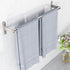 24 Inch Wall Mounted Bathroom Towel Bar, Modern Heavy Duty Stainless Steel Bath Towel Holder, Brushed Nickel