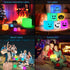 7-inch 16 IP65 Dimming LOFTEK LED Cube Lights, Rechargeable RGB Colors Tesseract Cube, Cordless with Remote Control