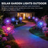 HPUFKOT Garden,2 Pack 200 8 (Colorama-2Pack) Solar Garden Lights Outdoor,Waterproof LED Twinkling Firework Lights