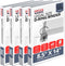 Office Werks Heavy Duty 4-Pack Legal Size View Binder - 14" x 8.5", White, 1.5 Inch D-Ring, Back Mount