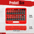 1/2" Set, 20 Set, Set, (1/4" 3/4", 6-19mm) WETT Drive Master Impact Hex Bit Piece Hex Driver Socket Allen Bit Socket