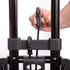 40kg 88Lbs 4 KINJOEK Folding Hand Truck Dolly, Foldable Luggage Cart for Luggage with Wheels & Bungee Cord