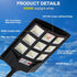 Outdoor,IP66 Remote,6500K FEIERYA Solar Lights Waterproof Solar Street Lights with Motion Sensor & Dusk to Dawn