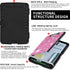 Clipboard with Storage, Heavy Duty Plastic Clipboard Case Box with Pen Holder, School Office Supplies, Pink Glitter