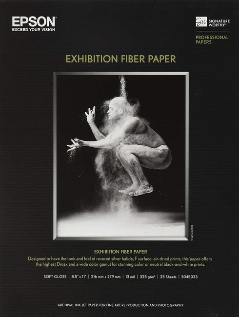 Epson Exhibition Fiber Paper, 8.5 inch
