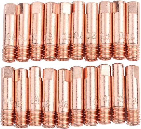 20-pk Miller 0.030 Contact Tip MIG Welding Consumables for 15AK Torch, 0.8/1.0mm (0.8mm / 0.030) Accessories