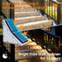IP65 1200mAh,19 Terrace,3000k Art(6Pack) Solar Stair Lights Outdoor, Waterproof Solar Outdoor Lighting, LED,Outdoor