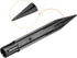 Spikes,18x150mm Pack 4 MECCANIXITY Solar Light Ground Stakes for Garden Pathway Landscape Lamps, ABS Plastic Black