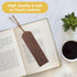 Leather Bible Bookmarks - 2 Christian Bookmarks with Inspirational Verse | Psalm 46:5 | Perfect Gifts