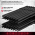 Set: 32-Piece S2 6" PoziDriv, 1/4" Extra Long Security Bit Steel Screwdriver Drill Bits for Tamper-Proof Screws, Torx