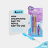 Enday Mechanical Pencils 0.7 mm #2 HB Lead Pencil with Dark Lead, Durable Eraser Refills, 4 Pencils for School, Home,