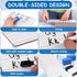 Dry Erase Lapboards with Lines, Pack of 18, 6 x 9 inch Double Sided White Boards with 18 Pens, 18 Erasers