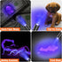 395nm EverBrite Red Light Flashlight with Blacklight UV/White Light, Multi-Function LED Pocket Pen Light, AAA Batteries