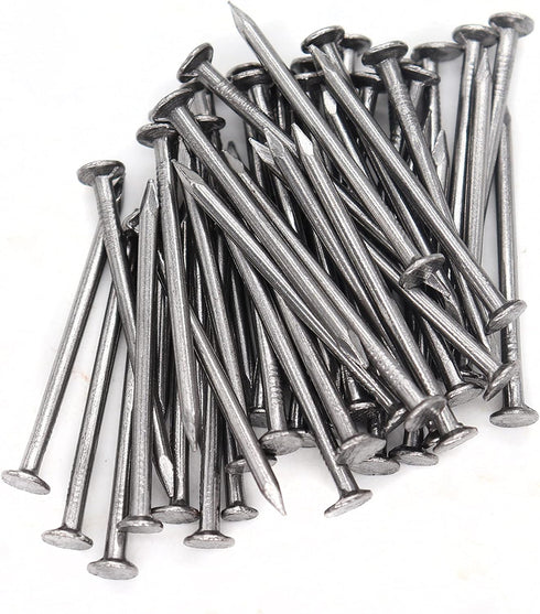 300pcs 20mm / 0.75 Inch Length Flat Nails for Picture Wall Hanging, Common Nails