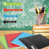 Spiral Notebooks, 1-Subject Wide Ruled Notebooks - 70 Sheets - 3 Hole Punched, Assorted Colors - (2 Pack)