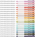 Mr. Pen Retractable Gel Pens, 18 Pack, Fine Point 0.5mm Black Ink, Vintage & Pastel Barrels, Aesthetic Pens for