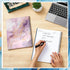 Jutom 2 Pads Jumbo Left Handed Notebook, 11" x 8.5", Lefty Wire Bound Notebooks, 200 Pages, 100 Sheets, Spiral