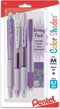 Pentel Color Shades Writing Pack - Pastel Violet (BLBKALZBPV) by Pentel