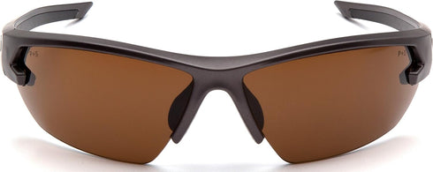 Venture Gear Tactical Semtex 2.0 Safety Shooting Glasses, Gun Metal Frame, Bronze Anti-Fog Lens