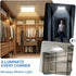 Closet 400LM Dimmable 3 NARUNDREN Rechargeable Motion Sensor LED Ceiling Light with Remote, Wireless Battery Operated