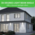 Dusk to Dawn PAR38 LED Light Bulbs, 17W (150W Equivalent), 5000K Daylight, Auto On/Off, E26, 2 Pack