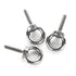 Eowpower 5 Pieces Stainless Steel 304 1/4 inch - 20 x 1 inch Lifting Ring Eye Bolts