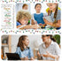 60 Sets 0.7 mm Lightbulb Yexiya Christmas Mechanical Pencils Automatic Click Pencils Erasers Thank You Card Classroom