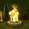 QUELIEN Mushroom Lamp,Mothers Day Mom Gifts for Mom,Light Up Mushroom in Glass