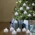 VETOUR 12pcs LED Tea Lights,Battery Operated Tealights Candles Realistic Flickering Pumkin TeaLight Candle Long Lasting