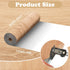 15.7 32.8 1.6 mm Peel and Stick Flooring Roll, Light Oak Wood Look Vinyl Floor Covering, in x ft, Thick Self Adhesive