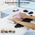 Set, TECKNET Cloud Keyboard Wrist Rest Cloud Wrist Rest with Non-Slip Base, PU Leather Wrist Pad for Keyboard