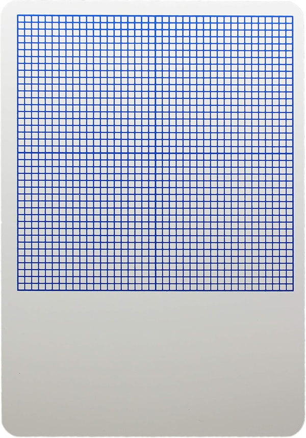 Flipside 1/4" Graph Dry Erase Board - 11" x 16"