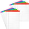 PAPERAGE 12 Pack Lined Legal Pads (Rainbow), 50 Sheets Each, Wide/Legal Ruled, 8.5 inches x 11 inches