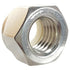 Fastenere #12-24 (100-Pack) 18-8, Nylon Insert Hex Lock Nuts - Stainless Steel Plain Finish, Corrosion-Resistant
