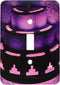 3dRose LLC lsp_64905_1 A Wall Sconce Light In Purple All Lit Up, Single Toggle Switch