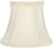 Upgradelights 5 Inch Clip on Chandelier Half Shade in Eggshell Silk