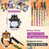 Sheets Halloween Sticky Note Ballpoint Pens 24 Pads Pumpkin Ghost Cat Weird Spooky Fun Notepad Halloween Office Supplies Kids Gift Halloween Party Favor Decoration Black 3.2 x 3.0 inches by Pajean