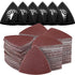 136Pcs Oscillating Tool Sanding Pad Kit, 6Pcs Triangle Sanding Pads and 130Pcs Multitool Sandpaper
