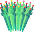 Outus 24 Pieces Cactus Shaped Roller Pens, Green Cactus Pens with Black Gel Ink for Classroom and Office Supplies (Cute