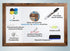 Real Wooden Framed Magnetic Dry Erase Whiteboard, 24" x 36", Vertical/Horizontal Mount, Includes Black Marker, Eraser,