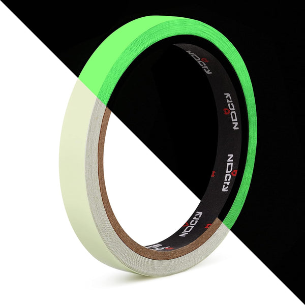 Heavy Duty Glow in The Dark Tape, 16 ft Neon Tape for Stairs, Fluorescent Duct Tape for Stage and Safety