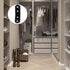20pcs 40x40x2.0mm Luxshiny Thickened Black Stainless Steel Corner Braces Heavy Duty Corner Shelf Brackets Angle