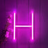 ENUOLI LED Pink Neon Letter Signs Night Light Battery or USB Operated