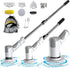 Electric Spin Scrubber, Scrub Brush Dual Speed, Power Shower Scrubber with 6
