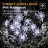 Solar Flower String Lights Outdoor Waterproof, 50 LED Upgraded Fairy Light for Garden, Patio, Lawn Party