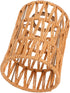 ABOOFAN Cylinder Lamp Shade E27 Paper Rope Material, 4cm Fitter Khaki Faux