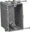 Hubbell-Raco 7302RAC Single Gang Cable Box with Captive Nails, 2-1/4" x 3-19/32", 3.84 by RACO